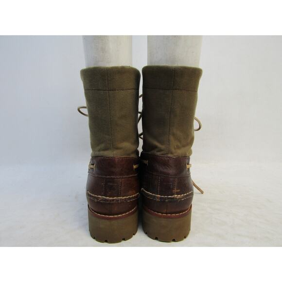 Sperry Top Sider Womens Sz 8 M Brown Leather Lace Up Ankle Fashion Boots Bootie - Picture 7 of 11